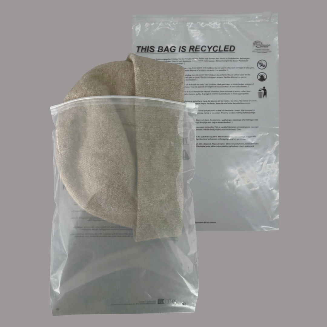 100%recycle塑料拉鏈袋